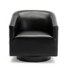 Grungis Accent Chair with Wood Base,Modern Swivel Chair for Bedroom,Reading Room,No Assembly Required - 2 of 4