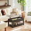 Coffee Table, 39" Lift Top Coffee Table with Hidden Compartment and Storage Shelf - 2 of 4