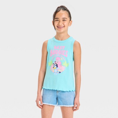 Girls' Bluey Tank Top - Blue