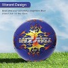 Vizari Blaze Soccer Ball for Youth & Adults - Blue & Orange | Inflatable Blaze Ball with Rubber Bladder | Perfect for Training, Matches & Outdoor Games - 4 of 4