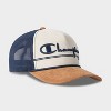 Champion Adult Travis Faux Suede and Corduroy Baseball Hat - Brown - 3 of 4