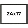 PosterPalooza | Antique Black Picture Frame - UV Acrylic, Backing Board, Hanging Hardware Included - 2 of 4