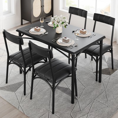Dining Chairs Set of 2, Upholstered Dining Chairs with Back