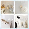 LunaLulinlk 4 Pcs Suction Cup Hooks, Small Clear Heavy Duty Vacuum Suction Hooks Window Glass Door Suction Hangers Reusable Suction Cup Holders - 4 of 4