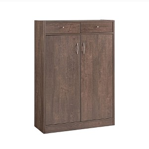 NicBex 5-Tier Shoe Cabinet with 2 Doors and 2 Drawers Modern Freestanding Shoe Rack Organizer with Adjustable Shelves for Entryway - 1 of 4