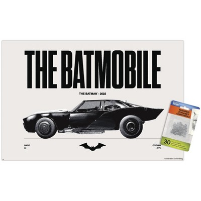 Trends International DC Comics Batman: 85th Anniversary - The Batmobile 2022 Unframed Wall Poster Prints