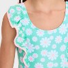 Girls' Endless Daisies Floral Printed One Piece Swimsuit - Cat & Jack™ - 3 of 3