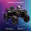 Ride On ATV for Kids, 4 Wheeler Electric Vehicle, 2 Seater Battery Powered Kids Ride On Toy Car, with Spring Suspension - 3 of 4