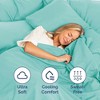 Luxury Soft 4 Piece Solid Bed Sheet Set - Deep Pocket Fits 8"-16" Mattresses - CGK Linens - 4 of 4