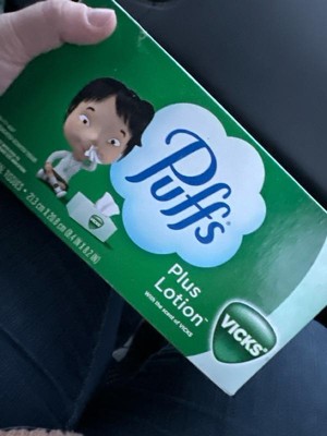 Puffs Plus Lotion with the Scent of Vicks Facial Tissues, 48 Ea, 24 Pack