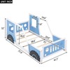RISOKEYS Car Bed for Kids - Fun Car-Shaped Design with Headboard & Footboard,for Children’s Bedroom,Playroom & Guest Room,Ideal for Toddlers Teens - 3 of 4