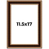 PosterPalooza | Weathered Gold Picture Frame - UV Acrylic, Foam Board Backing, Hanging Hardware - 2 of 4