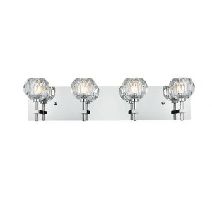 Elegant Lighting Graham 4 - Light Sconce in  Chrome - 1 of 4
