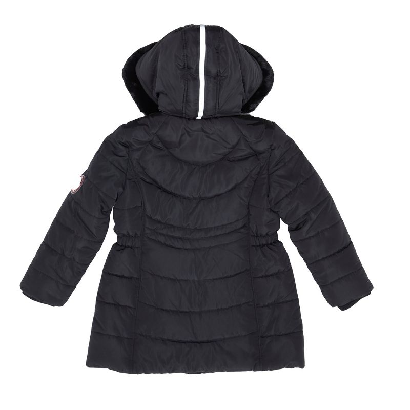 Andy & Evan  Toddler Girls Hooded Parka, 2 of 3