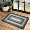 Indoor Modern Imitation Weaving Textured Area Rugs for Bedroom Living Room Abstract Easy Care Washable Soft Low Pile Non Slip Carpet - 2 of 4