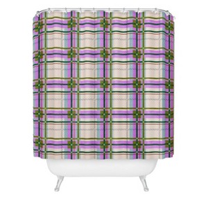 Deny Designs Marta Barragan Camarasa Colorful Striped Fusion Shower Curtain - 1 of 3