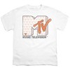 MTV Riot Heart Kids T Shirt for Youth Boys and Girls, White - 2 of 4