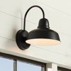 John Timberland Urban Barn Industrial Wall Light Sconce Black Hardwire 10" Fixture Gooseneck Arm for Bedroom Bathroom Vanity Reading Living Room House - 2 of 4