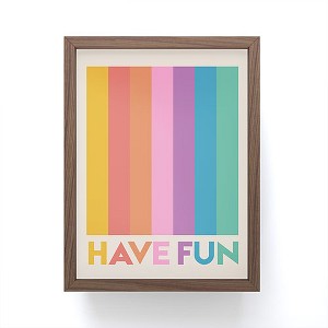 Showmemars Vintage Rainbow Have Fun Framed Mini Art Print - Society6 - 1 of 3
