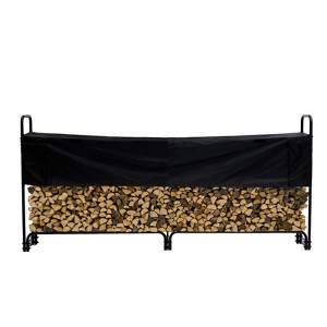 COZONY Heavy Duty Firewood Rack with Waterproof Cover - 1 of 4