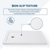 Garvee Shower Base with Stainless Steel Drain, Shower Pan ＆ Tray with Non-Slip Texture, Center Drain - 2 of 4