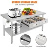 NSF Work Tables with Drawer, Metal Dining Prep Table for Home Kitchen Dining Room Garage Warehouse - 2 of 4