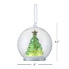 Mr. Christmas 5.5" Mercury Glass Tree Globe Ornament - Green - 3 of 3