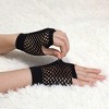 Allegra K Women's Mesh Fingerless Fishnet Gloves - 4 of 4
