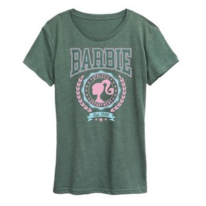 Women's - Barbie - Barbie Varsity Ath Dept- Women'S Short Sleeve Graphic T-Shirt Short Sleeve Graphic T-Shirt - 1 of 4