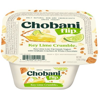 Chobani Flip Key Lime Crumble Low Fat Greek Yogurt - 5.3oz