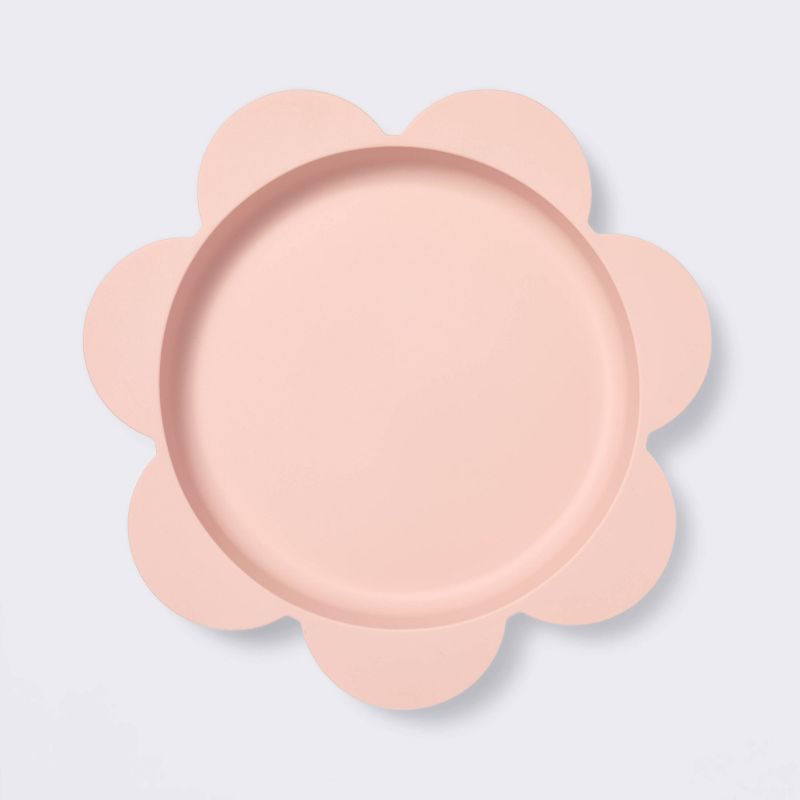 Silicon Plate - Flower/Pink - Cloud Island&#8482;, 1 of 5