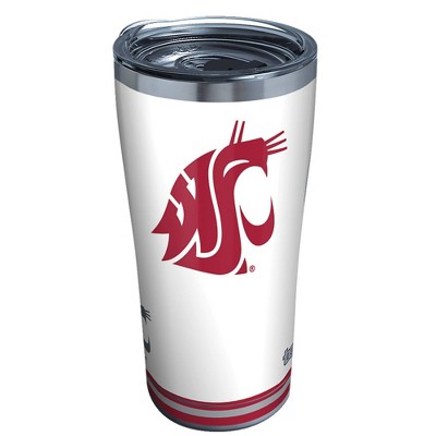 NCAA Washington State Cougars 20oz Arctic Stainless Steel Tumbler with Lid