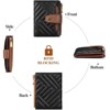 Clotth Womens Wallet - RFID Blocking Compact PU Leather Bifold Design,9 Card Slots & Coin Pocket - for Pocket,Crossbody Bag - 3 of 4