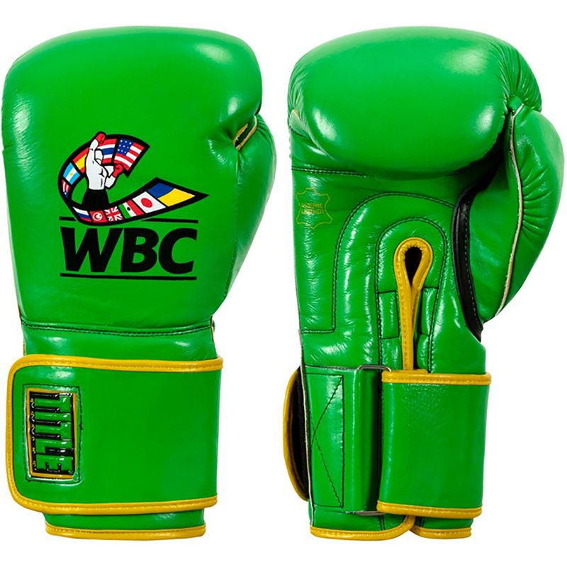 Title Boxing WBC Hook and Loop Bag Gloves - Green/Black, 1 of 7