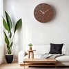 REGALWOVEN Plastic Classic Battery Powered Silent Non-Ticking Wall Clock 12 x 12 Inches - 3 of 4