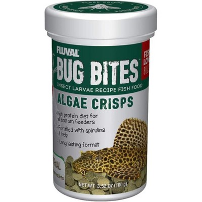 Fluval Bug Bites Algae Crisps- 3.53oz