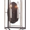 Minka Lavery Industrial Wall Light Sconce Rubbed Sienna Hardwired 7" 2-Light Fixture for Bedroom Bathroom Vanity Reading Hallway - 3 of 3
