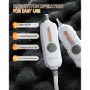 Heating Blanket, Soft Faux Fur Electric Heated Blanket with 4 Heating Levels & 4 H Timer, ETL Certified, Machine Washable - 3 of 4