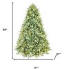 HomeRoots 7.5' Pre Lit Full Spruce Christmas Tree - 3 of 3