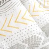 50"x60" Hygge Geo Reversible Cotton Throw Blanket Yellow/Gray - Lush Décor: Scandinavian Design, 100% Cotton, OEKO-TEX Certified - 4 of 4
