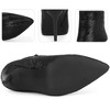 BLISSFUL STEP Women's Stiletto Heel Pointed Toe Party Sequin Dressy Ankle Boots - 3 of 4