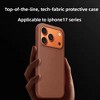 HTUTWOO Case for iPhone 17/17 Air/17 Pro/17 Pro Max, Compatible with MagSafe, Woven Fabric Phone Protective Cover - 3 of 4