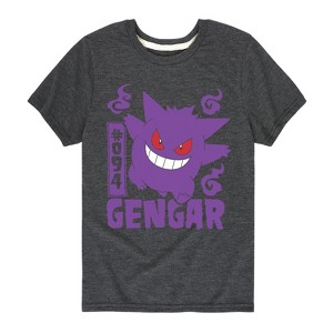 Boys' - Pokémon - Gengar Short Sleeve Graphic T-Shirt - 1 of 4