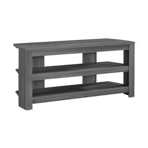 FONTOI TV Stand for TV up to 42" with Storage Shelves, Entertainment Center for Living Room, Grey, 15.5"*19.75"*42" - 1 of 4