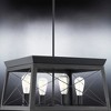 Urban Ambiance Luxury Industrial Chandelier 12''H x 20''W,  Midnight Black Finish,  Berkeley Collection, UHP3919 - 4 of 4