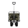 Grungis Outdoor Portable Wagon Cart,Shopping Cart with Wheels,Utility Cart for Camping,Shopping - 4 of 4