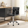 VECELO Rolling Work Chair for Home Office Desk Adjustable Height - 4 of 4