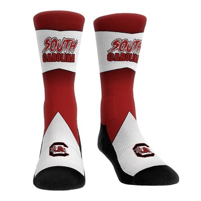 NCAA South Carolina Gamecocks Adult Battle Call Crew Socks - L/XL