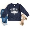 The Juniper Shop Football Game Day Stripes Toddler Graphic Sweatshirt - 2 of 2