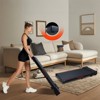 VisioGear Portable Compact Treadmills Under Desk Treadmill for Home, Walking Pad Treadmill, Black & Gray, 45.7"*19.9"*4.9" - 4 of 4